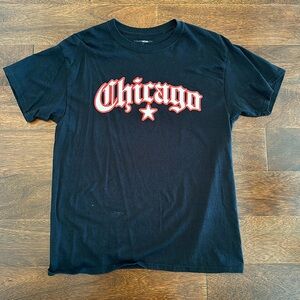 Chicago Script Lettering Chicago Bulls Font and Colors Size Adult Large
